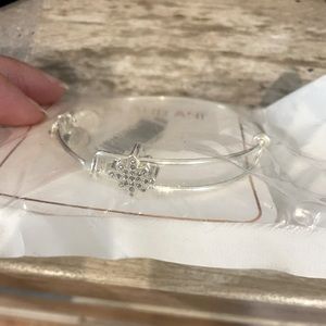 NWT Alex And Ani Silver Snowflake Bracelet